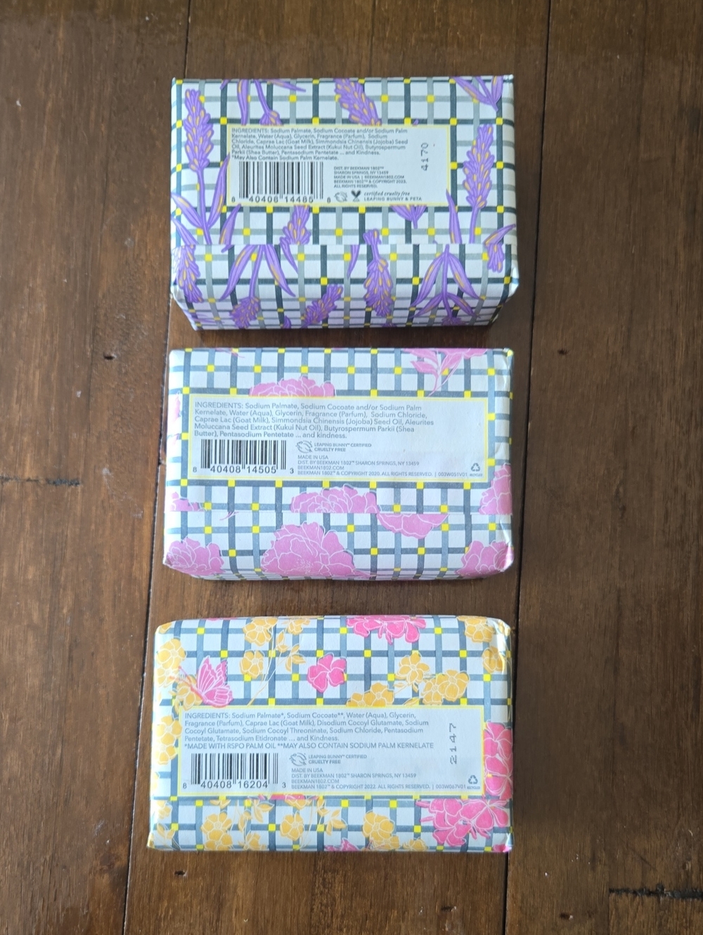 3 Beekman 1802 Full size Soaps - Picture 3 of 6